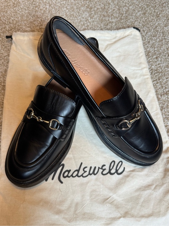 Madewell Shoes - Madewell The Vernon Bit Hardware Loafer in Leather